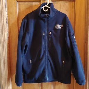 Warm fleece optic planet.com embroidered on jacket